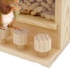 AIXXCUVQ Wood Outdoor Feeder Easy to Feed Nuts Without Worrying