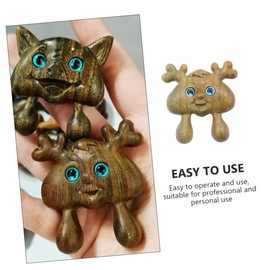 SAFIGLE Wooden Massager Tool Lightweight Acupuncture Massage Comb for Neck and Face Durable Green Sandalwood Design Promotes for Relaxation and Tension Relief