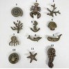 Antique Bronze Sea-Life Marine Nautical Drawer Knobs, Bathroom, Cupboards, Dresser