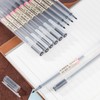 XSG Black Gel Pens[0.5mm]，Extra fine point pens Ballpoint pens For