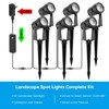 SUNTHIN Outdoor Landscape Lighting with Dusk to Dawn Sensor Controller,