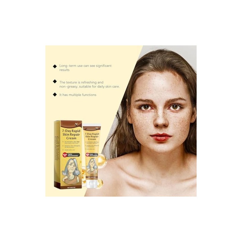 7-Day Rapid Skin Repair Cream Intense Skin Cream for Firming