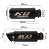 Unbranded For Suzuki DRZ400S DRZ400SM 2000~2024 Motorcycle Exhaust Pipe With