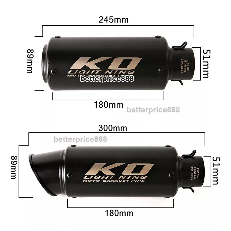Unbranded For Suzuki DRZ400S DRZ400SM 2000~2024 Motorcycle Exhaust Pipe With
