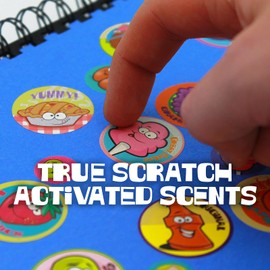 Just For Laughs Dr. Stinky's Scratch N Sniff Stickers 6-Pack- Chocolate, Rootbeer, Pineapple, Orange, Watermelon, Lemonade 162 Stickers