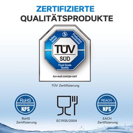 AQUALTRA Coffee Water Filter, TÜV SÜD Certified, Compatible with Jura® Blue, Jura® 71312 Blue, 71311, 67007, IMPRESSA® Series, ENA® Series, GIGA® (Pack of 6)