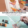 Nicpro 32 Colors Outdoor Acrylic Paint Bulk with Brush and