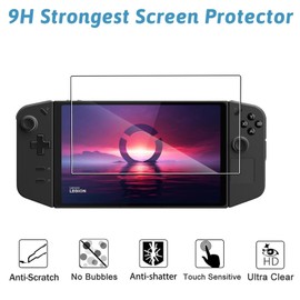 KUSINHOKA [2 Pack] Screen Protector for Lenovo Legion Go Gaming Handheld,HD Scratch Resistant Sensitive No Bubbles Touch Sensitive PET Screen Protector,Transparent