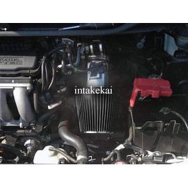 INTAKEKAI Performance Air Intake (Compatible with 2009-2012 HONDA FIT JAZZ 1.5 1.5L l4 MODELS) (BLACK)