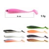 Lures Paddle Tail Texas Rig Paddle Tail Worm 8cm 5.5g