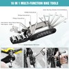 Ergonomic Bicycle Handlebar Grips with Foldable Repair Tool, 22 mm