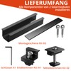 GETLITOOL Solar Panel Bracket, PV Bracket Mounting Set for Mounting
