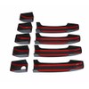 RELIATURE Matt Black ABS Door Handle Cover Compatible with Land