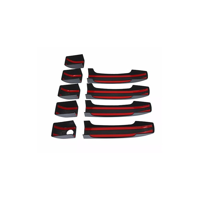 RELIATURE Matt Black ABS Door Handle Cover Compatible with Land