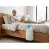 Leak-proof urine bottle for men made of solid plastic including