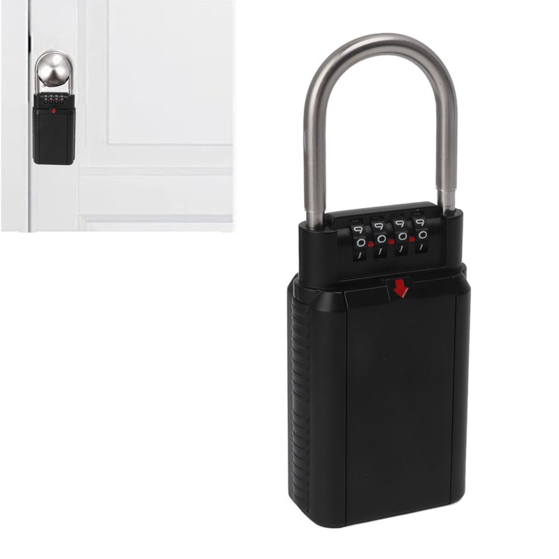 Password Key Box 4 Digit Combination Safe Metal Key Lock