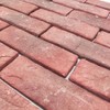 20 Pcs Red Thin Wall Brick Veneers, 2.4" x 7.9"