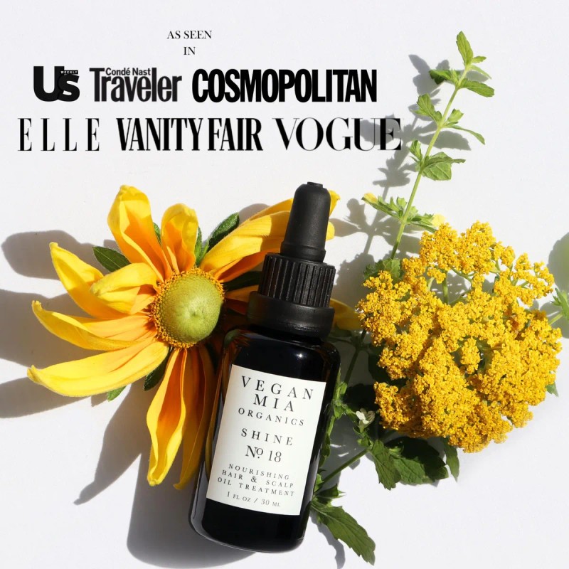 Tratamiento De Aceite Capilar Vegan Mia Usda Organic Con Ric