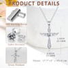 Lovans 925 Sterling Silver Cross Necklace for Women, Dainty Cross