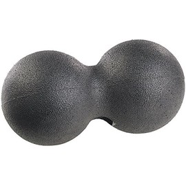 newgen medicals Massage Ball Duoball and Fascia Trainer for Back etc. Diameter 12 cm Black (Duo Massage)