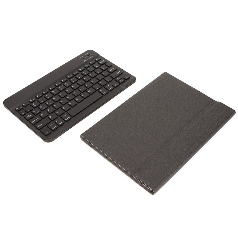 Keyboard Leather Case Set Portable Slim Wireless Keyboard Case with