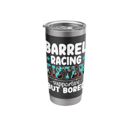 Barrel Racing Sister Supportive Barrel Racer Sister Stainless Steel Insulated Tumbler