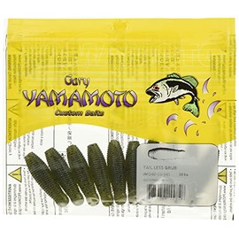 Smith (SMITH LTD) Worm Gary Yamamoto Imo Grub 1.6 inches (40 mm), Approx. 0.12 oz (3.5 g) (10-piece pack) #343 Watermelon Bluegill