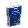 JAM PAPER Colorful Standard Paper Clips - Regular 1 Inch