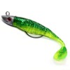 T-Tail Jig Head Soft Fishing Lure with Barbed Hook, Sinking