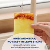 HOMESHOPA Heavy Duty Cellulose Scrub Sponge, 6 pack Dual-Sided Dishwashing