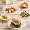 Exquisite Clear Cuisine Plastic Plates - 6" (Pack of 40)