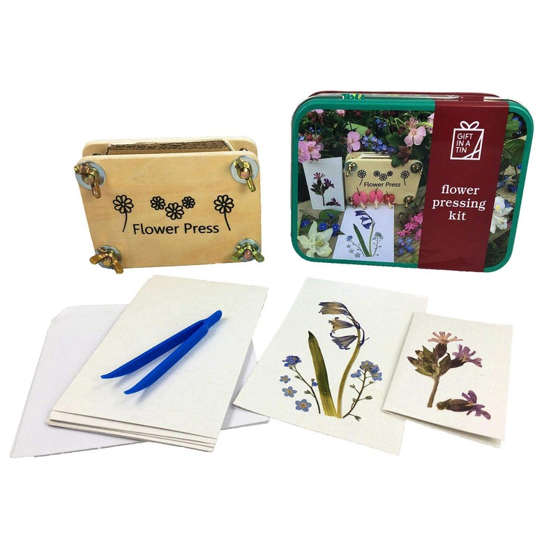 Apples to Pears Flower Pressing Kit in a Tin