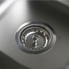 4-1/2'' Kitchen Sink Basket Strainer Waste Kit with Stainless Steel