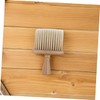 Healeved Barber Neck Duster Brush Professional Hairdressing Tool with Wooden