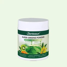 JAMBOSUN Super Green Powder - Organic Supplement with Snail Algae & Chlorella for Digestive Health - Edible Dietary Supplement - Vitamin - Specification: 1PC