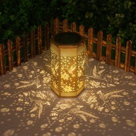 Hummingbird Solar Lights Outdoor Garden Decor Landscape Lighting Birthday Gifts for Women Men Mom Father Solar Lantern Outdoor Waterproof for Outdoor Decor for Outside, Pathway, Yard, Patio Deals