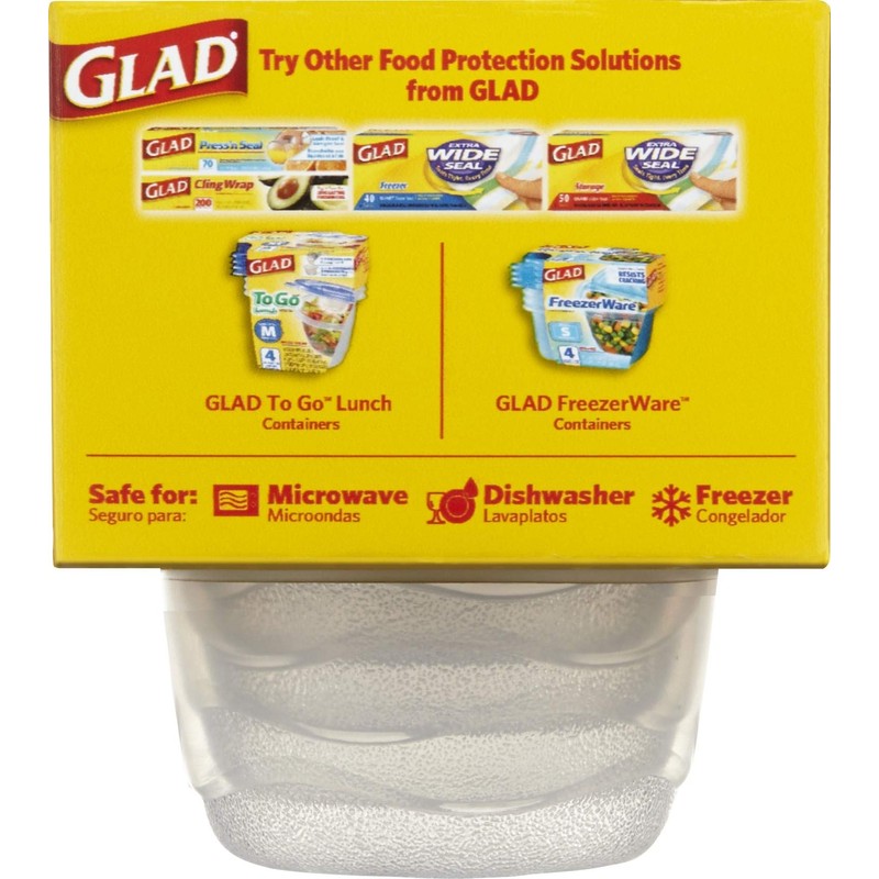 Glad Food Storage Containers - Mini Round Containers - 4