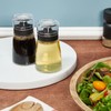 Arlent Juego de 2 dispensadores pequeños de aceite y vinagre
