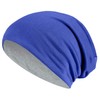Hatstar Long Slouchy Beanie, 2-in-1 Reversible Jersey Hat in 45
