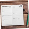 jojofuny Pocket Weekly Planner Daily Notepad for Work Study Travel
