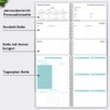 Undated A5 Weekly Planner, Weekly Appointment Calendar with To-Do List,