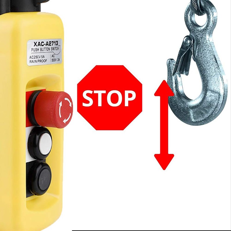 Lift Control Crane Remote Control Lifting Equipment Push Button Switch