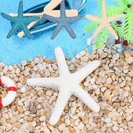Starfish Decoration WISIRENT, Pack of 20 5.8 cm Mini Starfish Decoration, Starfish Decoration, Resin Natural Starfish, Finger Starfish for DIY Crafts, Beach Theme Party, Aquascape Accessories, Home
