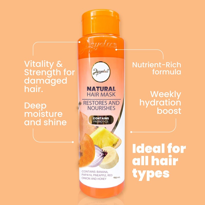 ANYELUZ Hair Mask with Banana and Fruit Extracts – For