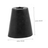 WOONEKY 4pcs Speaker Isolation Feet Pads Rubber Cushion for Audio