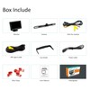 Backup Camera and Monitor System, License Plate Rear View Camera
