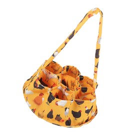 Ciieeo Egg Collecting Basket with 7 Pouches Sturdy Egg Gathering Holder for Chicken Duck Goose for Farmhouse and Garden Use