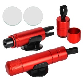 Desoto Emergency Hammer for Car, Set of 2 Emergency Hammer with Seat Belt Cutter & Hardened Tips, Emergency Hammer, Car Safety Hammer Window Breaker Emergency Tool, Car Accessories, Safety Hammer for