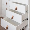 Jetec 8 Pieces Leather Drawer Pulls Leather Pulls Leather Drawer