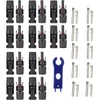 JUTOSU Solar Panel Cable Connector MC4 Connector Male / Female